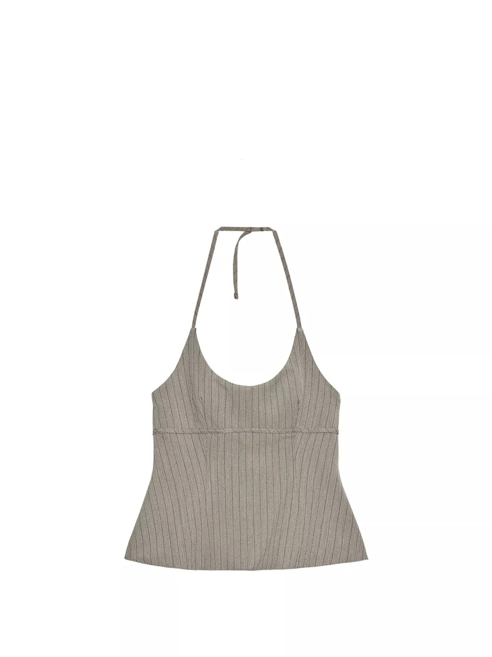 Halter Tank Top in pinstripe - Picture 1 of 1